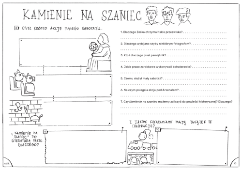 Powtórka z polskiego. Literatura i język. Graficzne karty pracy dla