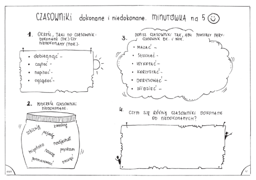 Powtórka z polskiego. Literatura i język. Graficzne karty pracy dla