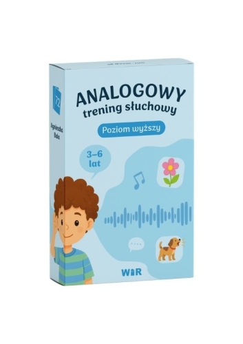 Przejdź do produktu Analogowy trening słuchowy. Poziom wyższy (3-6 lat)