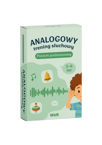 Przejdź do produktu Analogowy trening słuchowy. Poziom podstawowy (3-6 lat) 