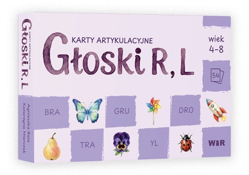 Przejdź do produktu Karty artykulacyjne. Głoski R, L