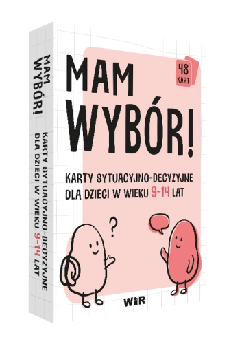 Przejdź do produktu Mam wybór! Karty sytuacyjno-decyzyjne dla dzieci w wieku 9-14 lat
