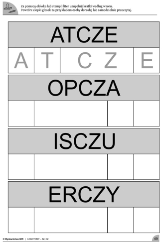 Ćwiczenia logopedyczne