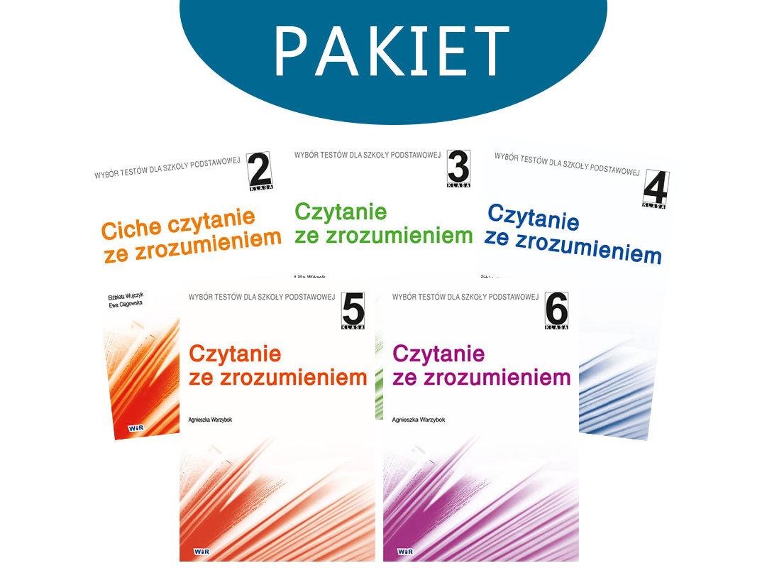 [PAKIET] Czytanie ze zrozumieniem. Wybór testów dla klas 2-6 szkoły